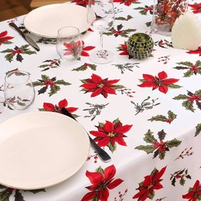 Față de masă 150x240 cm cu model de Crăciun Amaryllis – douceur d'intérieur