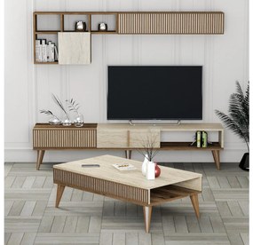 Mobilier living Milhouse set 02 (Nuc + Travertin) . 1102358