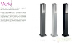 Stalp exterior H-80cm, finisaj antracit, MARTE PT1 092225