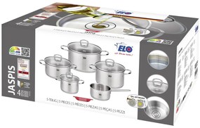Elo 90835 Set de 5 oale din oțel inoxidabil Jaspis