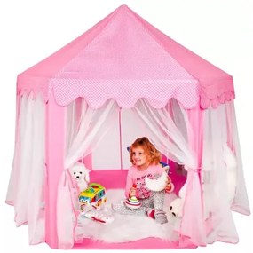 Cort pentru copii Castle Pink