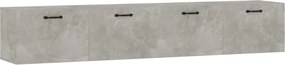vidaXL Dulapuri de perete, 2 buc., gri sonoma, 100x36,5x35 cm, lemn