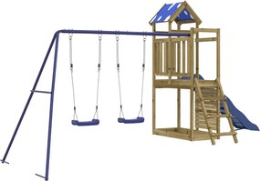 vidaXL Set de joacă pentru exterior, lemn de pin impregnat