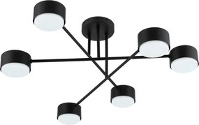 Brilagi - Lustru LED aplicat MONO 6xGX53/12W/230V negru