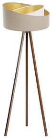 Lampă de podea GALAXY 1xE27/60W/230V bej/wenge