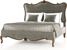 Pat lemn masiv Celisea II 140/160/180/200 x 200 cm - 180x200, Ivoire