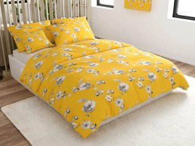 Lenjerie de pat din microfibra YELLOW ROSE galben Dimensiune lenjerie de pat: 70 x 90 cm | 140 x 220 cm