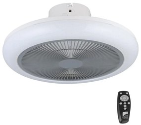 Ventilator LED dimabil de tavan KOSTRENA LED/25,5W/230V gri Eglo 35138 + telecomandă