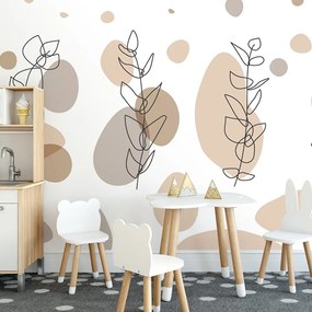 Tapet natura moartă minimalistă ale plantelor
