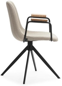 Scaune de dining bej 2 buc. Tali – Marckeric