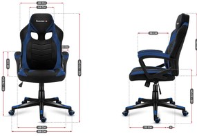 Fotoliu gaming Fusion 2.5 (negru + albastru). 1087463