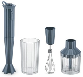 Mixer vertical cu pahar de másseración și tel, gri, diametro 7 cm - Alessi