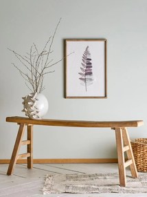 Consola natur, din lemn de pin reciclat, Lindon