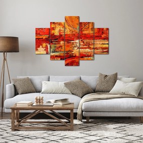 Tablou cu pictură pe pereți (150x105 cm)