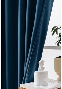 Draperii opace VELVET kerosen 140x250 cm (2 buc), inele metalice