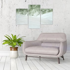 Abstract din pensule (90x60 cm)