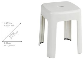 WENKO 22160100 - Scaun ALASKA 37x45,5 cm, alb