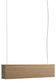 Lampă suspendată LED120, mai multe variante - TUNTO Model: Lumină naturală, directă și indirectă stejar de 700 mm
