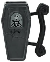 Cana 3D licenta Nightmare before Christmas - Jack Coffin 15 cm, 350 ml