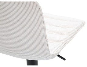 Scaun de bar alb/negru cu înălțime ajustabilă (înălțime șezut 61 cm) Malia – Mauro Ferretti