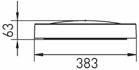 Plafonieră LED SAMER LED/24W/230V 4000K