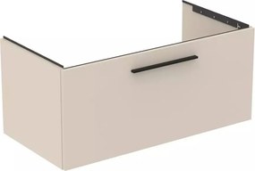 Dulap baza suspendat Ideal Standard i.life B bej nisipiu mat 1 sertar 100 cm