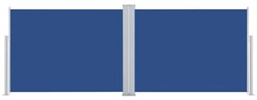 Copertina laterala retractabila, albastru, 120 x 1000 cm Albastru, 120 x 1000 cm