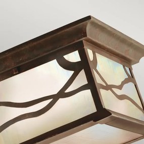 Quintiesse QN-MORRIS-F - Plafonieră de exterior MORRIS 2xE27/60W/230V IP44 bronz