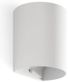 Aplica perete aluminiu alb, 1xGU10, SOLE round