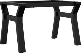 vidaXL Picioare Măsuță de cafea Y-Frame 60x40x38 cm Oţel