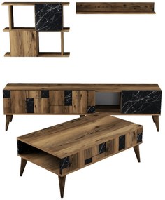 Mobilier living Madre (Nuc + Negru). 1088611