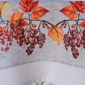 decoDoma Față de masă centrală cu imprimeu MERE DE TOAMNĂ 85 x 85 cm