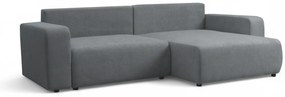Colțar extensibil Avia L universal - gri stofă boucle Gerra 70