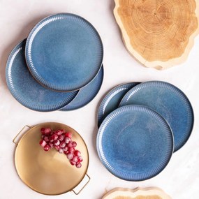 Set 2 farfurii întinse Altom Reactive Stripes 26cm