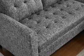 Coltar modern, Tesatura Structurata Gri STOCKHOLM 220cm