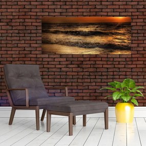 Tablou - Valuri la mal (120x50 cm)