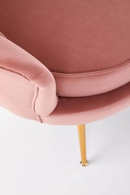 Canapea fixa Amorinito XL velvet roz