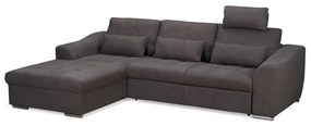 Coltar stanga extensibil, New York, 190x284x85 cm, Carbune