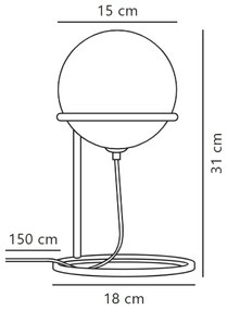 Lampă de masă Nordlux WILSON 1xG9/5W/230V negru