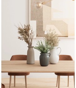 Vază bej din ceramică lucrată manual (înălțime 30 cm) Bia – Artevasi