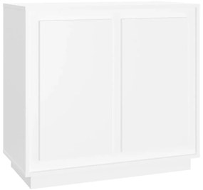 819884 vidaXL Servantă, alb, 80x34x75 cm, lemn prelucrat
