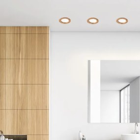 Corp de iluminat LED încastrat WOODY SPOT LED/12,5W/230V 4000K stejar ø 16 cm