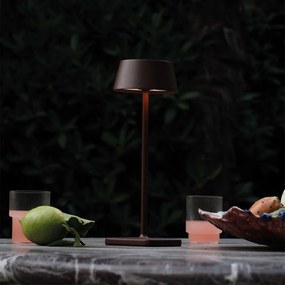Veioza/Lampa de masa LED stil minimalist Pure tl cafeniu