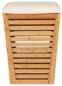WENKO 25143100 - Coș pentru rufe BAMBUSA 40x56 cm maro