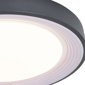 Plafonieră modernă gri cu alb 48cm incl. LED Dimmable - Kanton