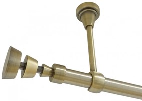 Galerie simpla prindere tavan fara inele AFINA 19 MM aur antic (Alege marime: 320 cm)