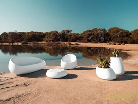 Fotoliu lounge design modern, exterior, interior, STONE LOUNGE CHAIR 55006 Vondom