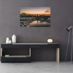 Tablou - orașul port (90x60 cm)