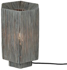 Veioza/Lampa Eco din Rafie, Panama octogon L, gri