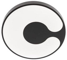 Redo 05-927 - Plafonieră LED RGBW BIGSI LED/48W/230V Ø 50 cm neagră + telecomandă